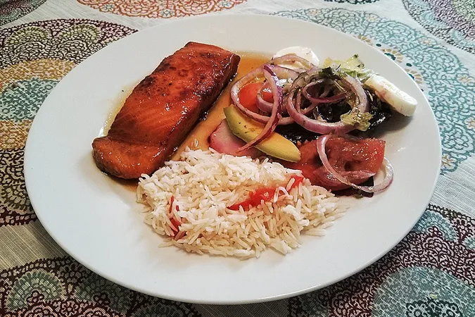 Salmón a la Miel